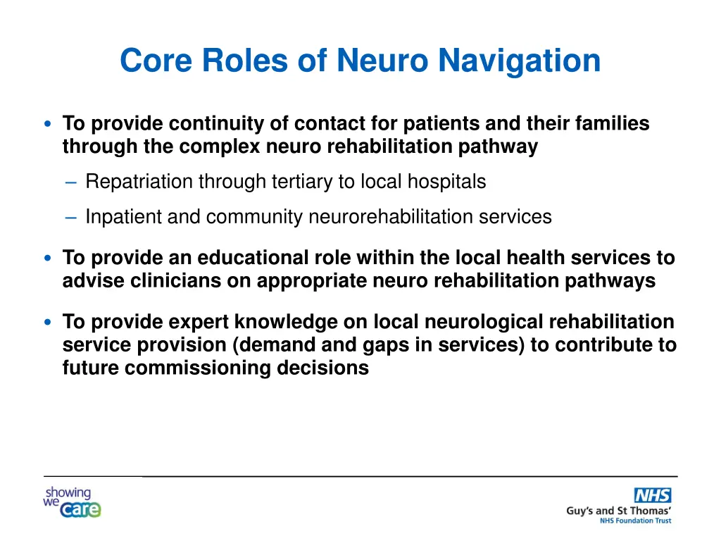 core roles of neuro navigation 1