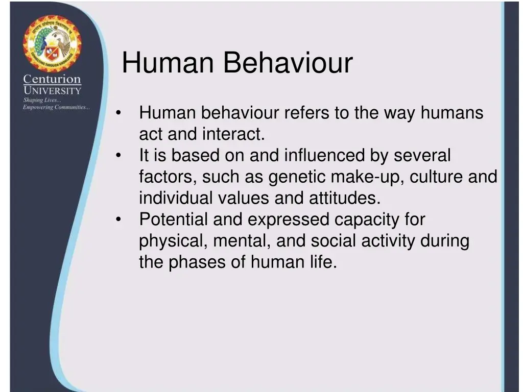 human behaviour