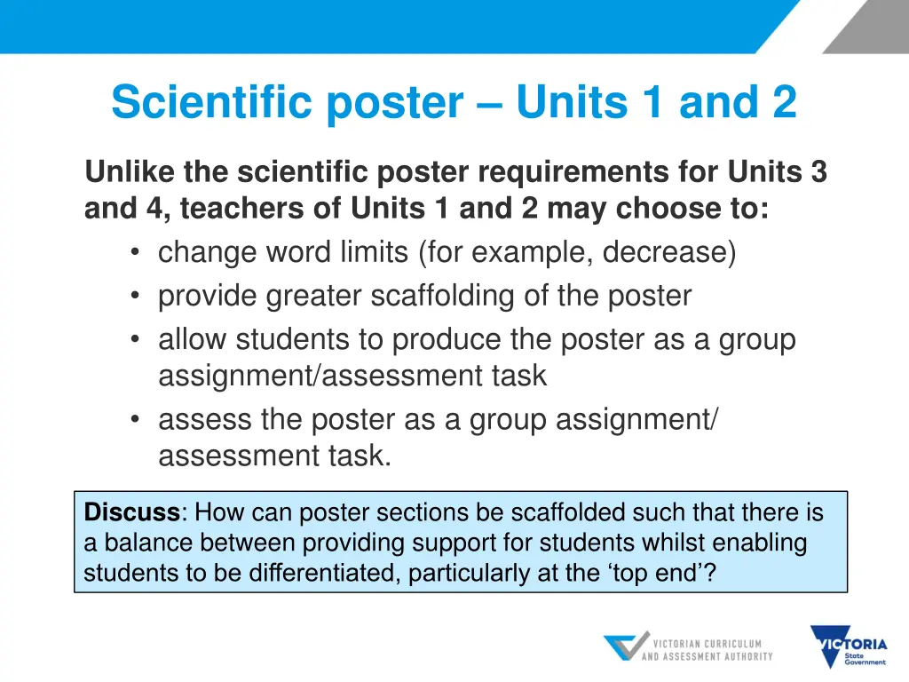 scientific poster units 1 and 2