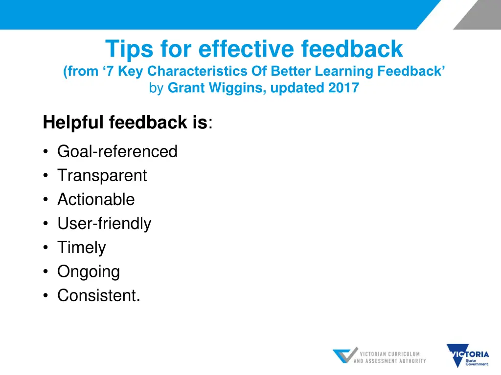 tips for effective feedback from