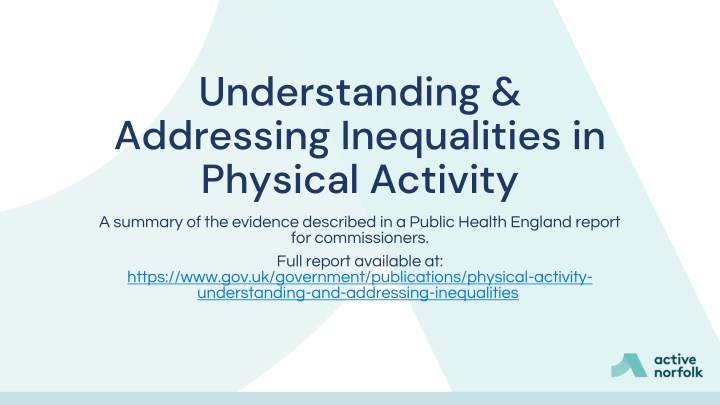 understanding addressing inequalities in physical