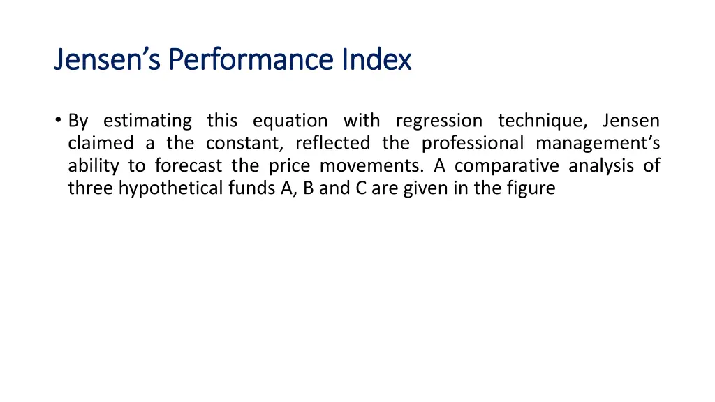 jensen s performance index jensen s performance 3