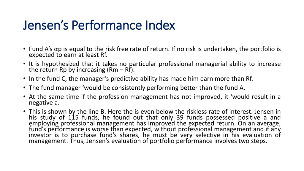 jensen s performance index jensen s performance 4