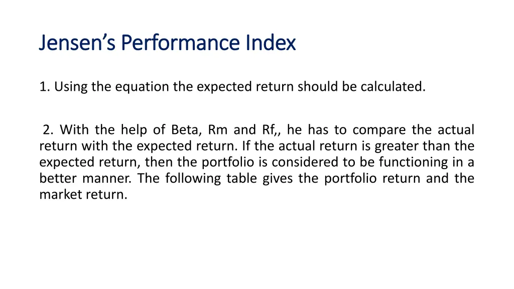 jensen s performance index jensen s performance 5