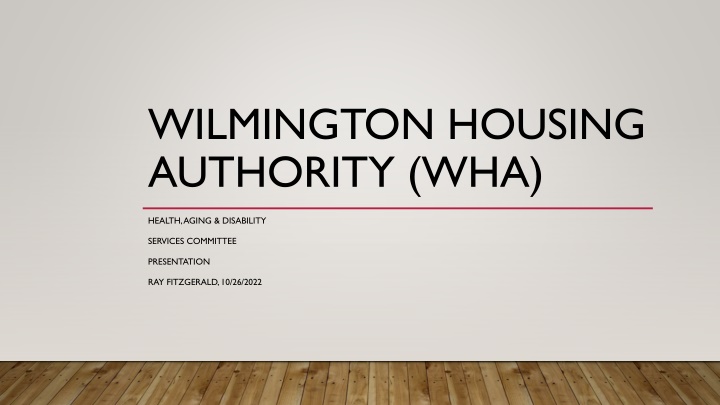 wilmington housing authority wha