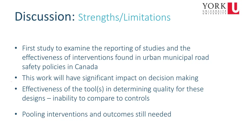 discussion strengths limitations