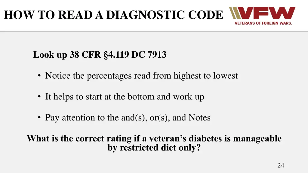 how to read a diagnostic code