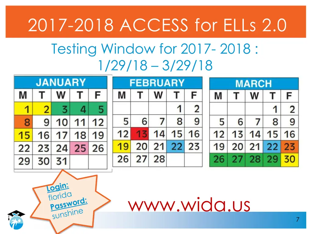 2017 2018 access for ells 2 0 testing window