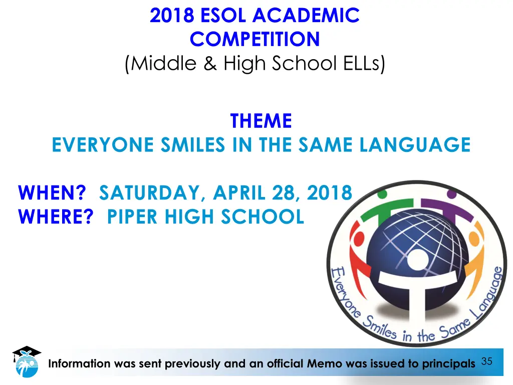 2018 esol academic competition middle high school