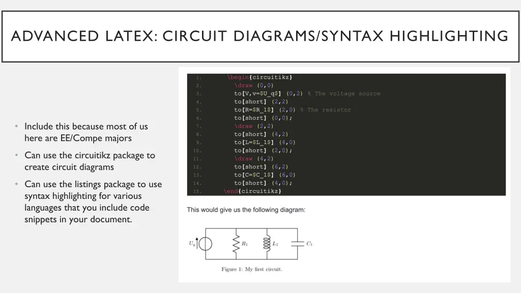 advanced latex circuit diagrams syntax