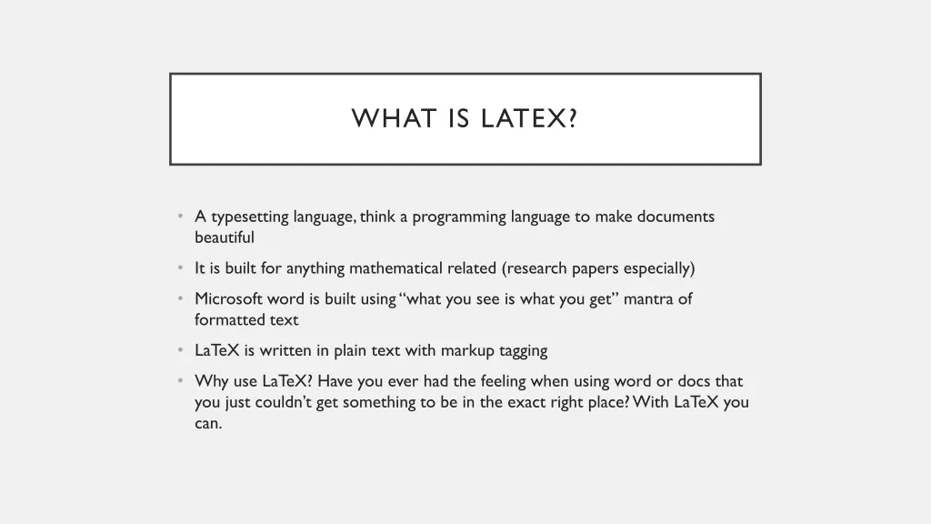 what is latex