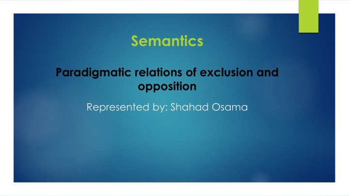 semantics