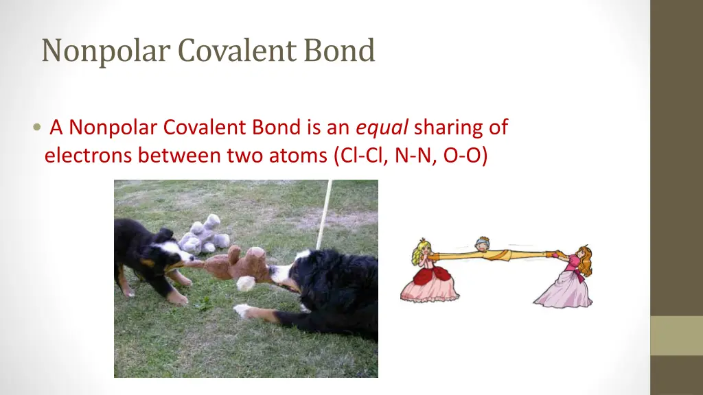 nonpolar covalent bond