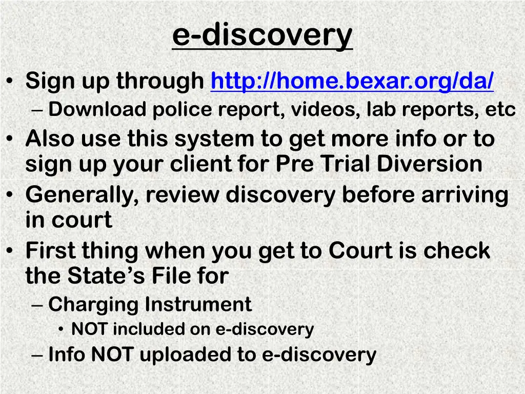 e discovery