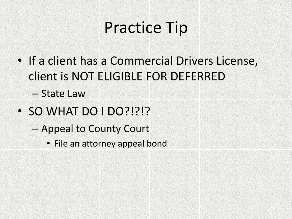 practice tip 1