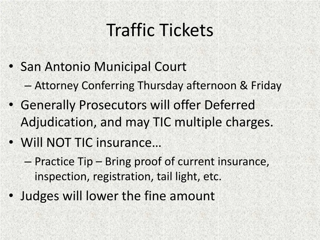 traffic tickets 1