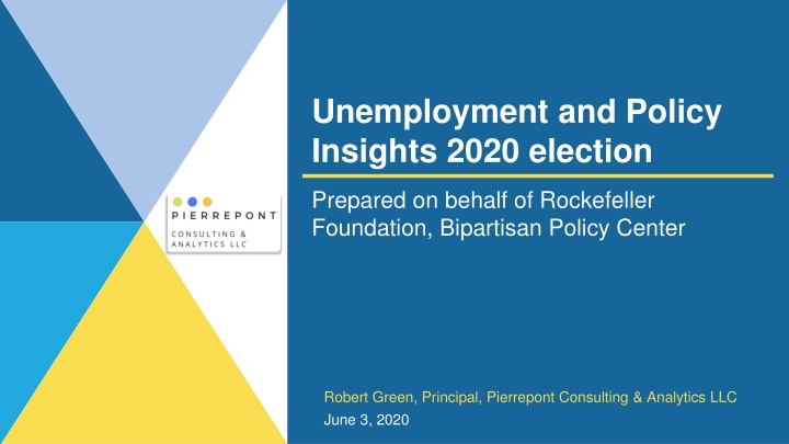 unemployment and policy insights 2020 election