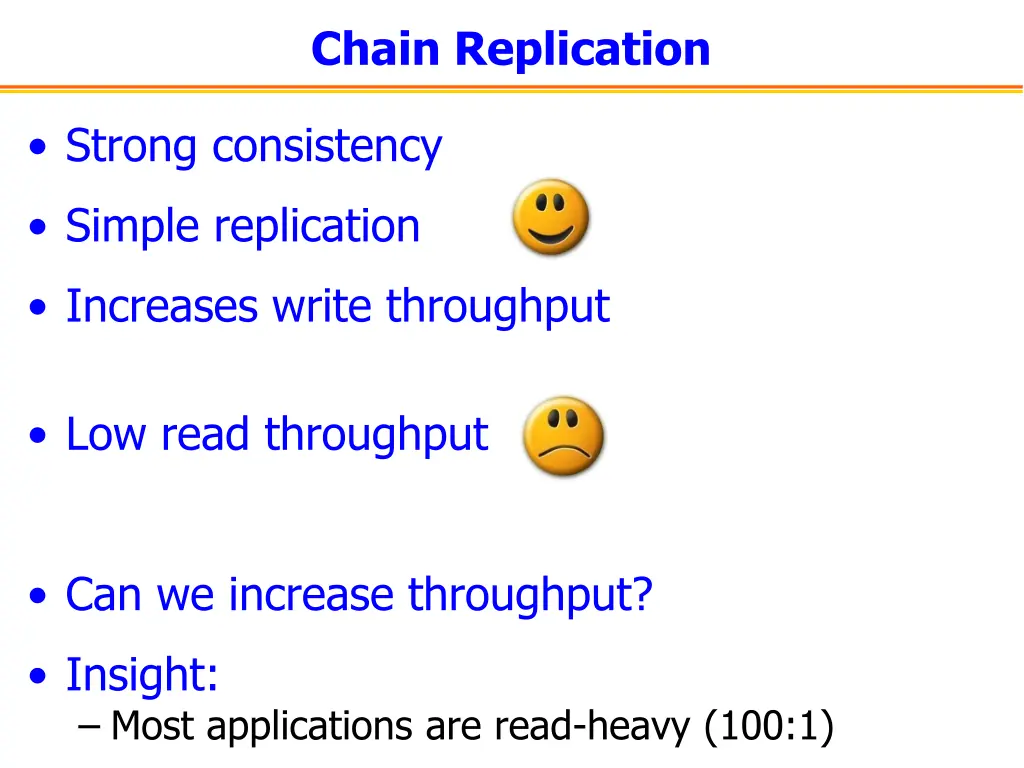 chain replication 1