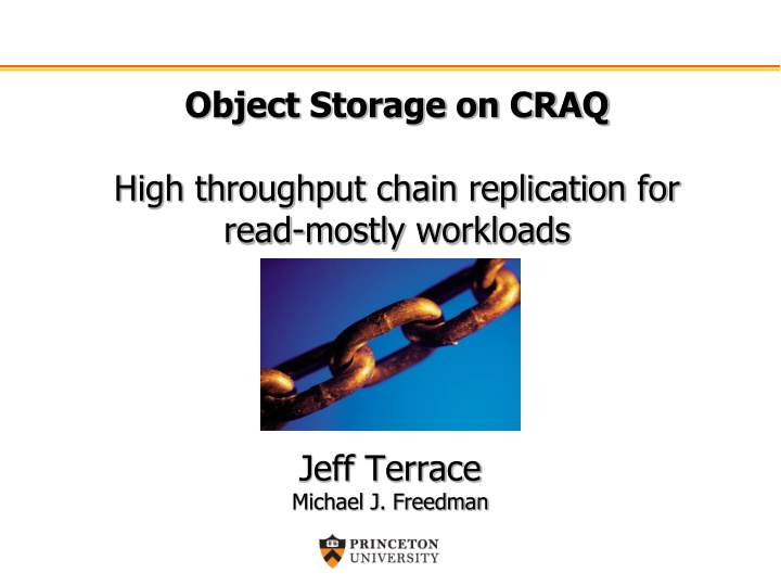 object storage on craq