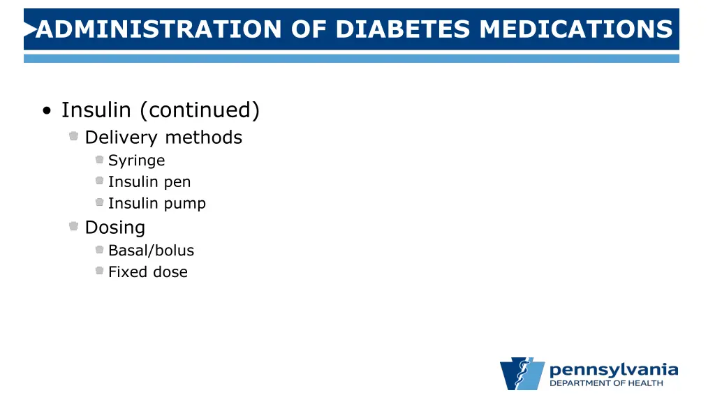 administration of diabetes medications 6