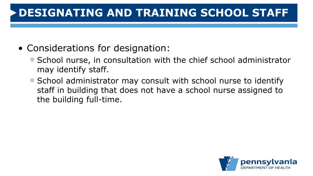 designating and training school staff 1