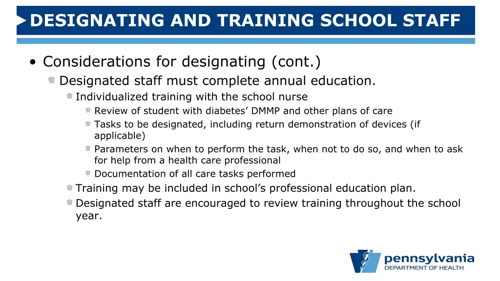 designating and training school staff 3