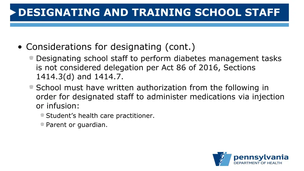 designating and training school staff 4