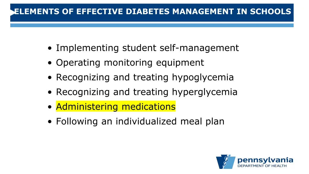 elements of effective diabetes management 1