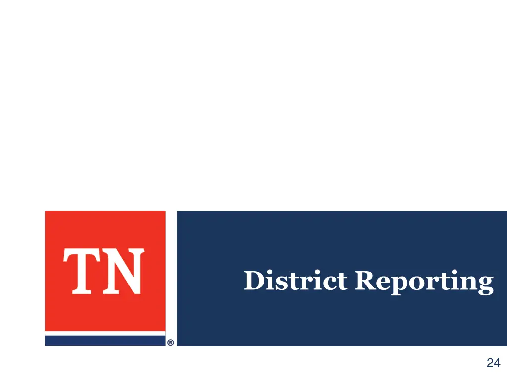 district reporting