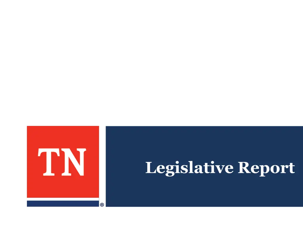 legislative report