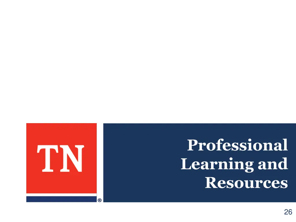 professional learning and resources