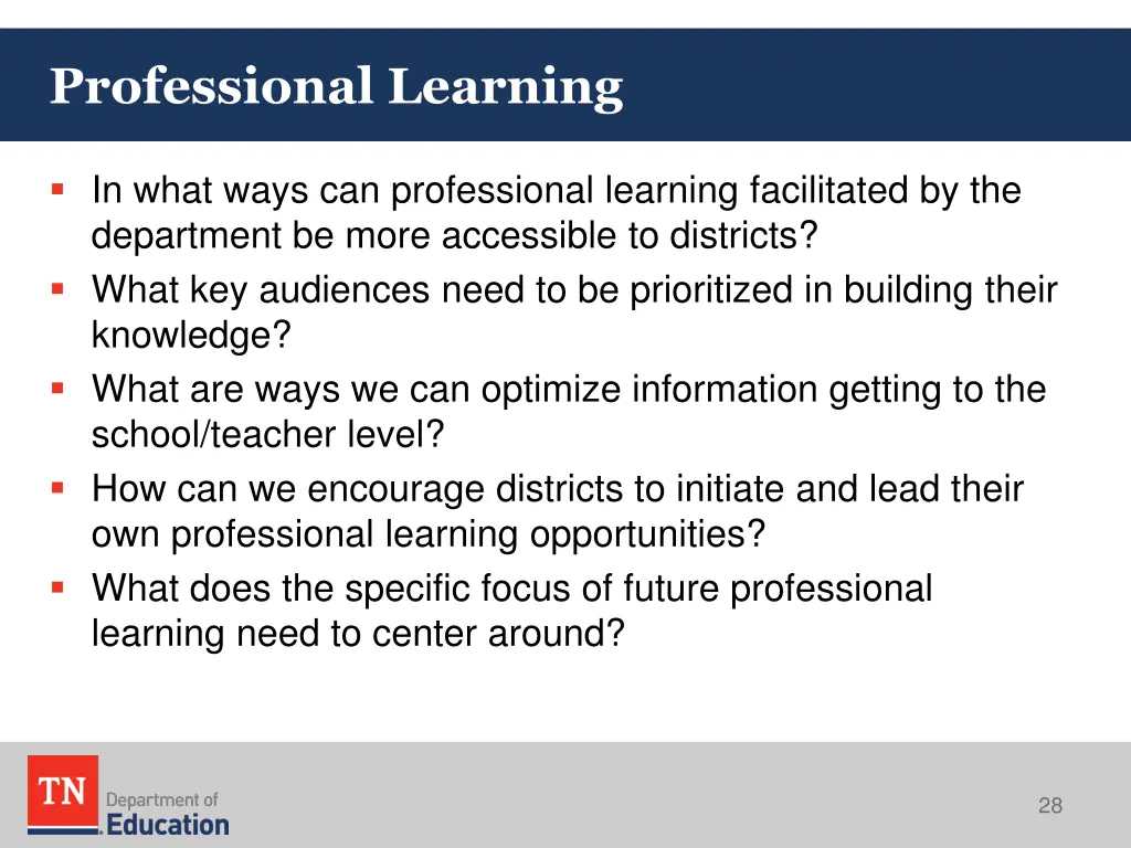 professional learning