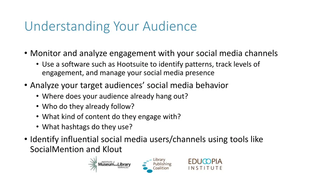 understanding your audience