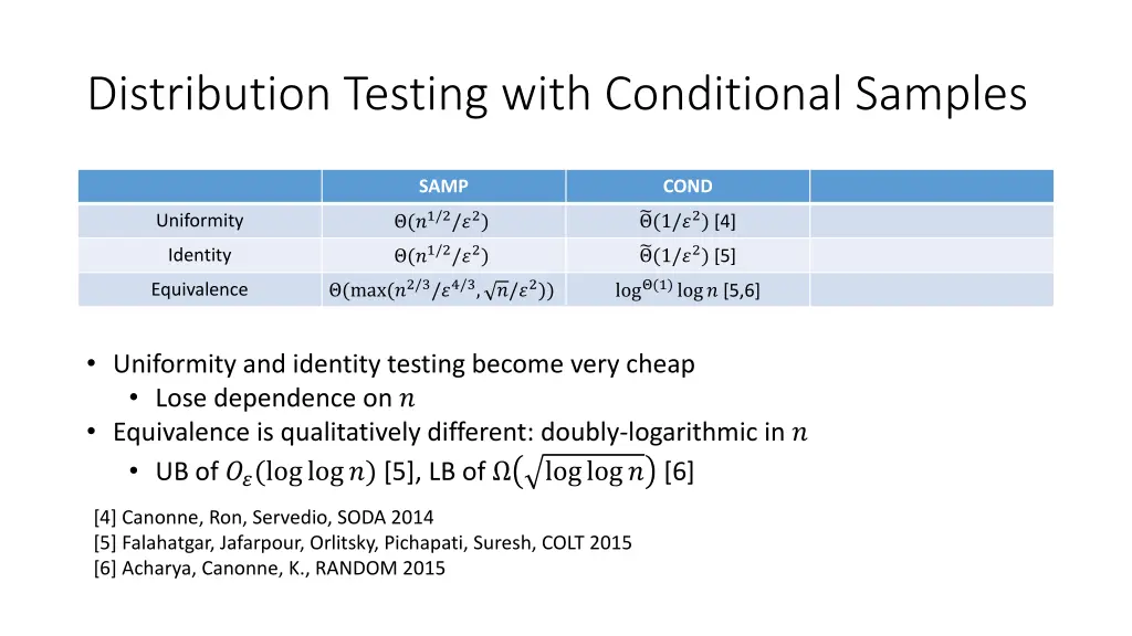 distribution testing with conditional samples 2