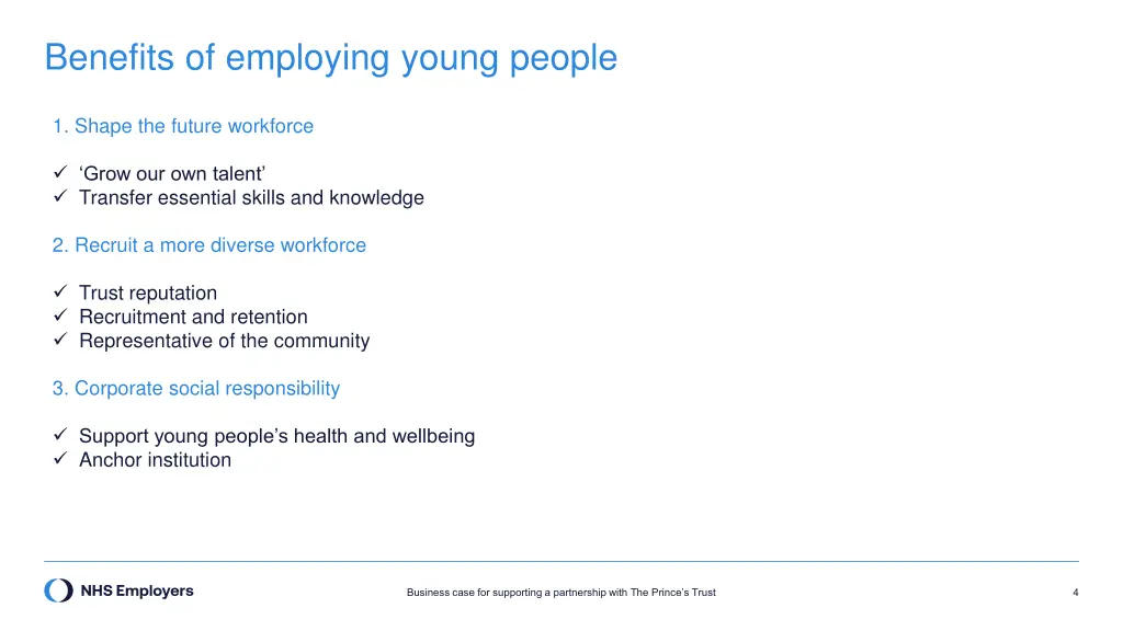 benefits of employing young people