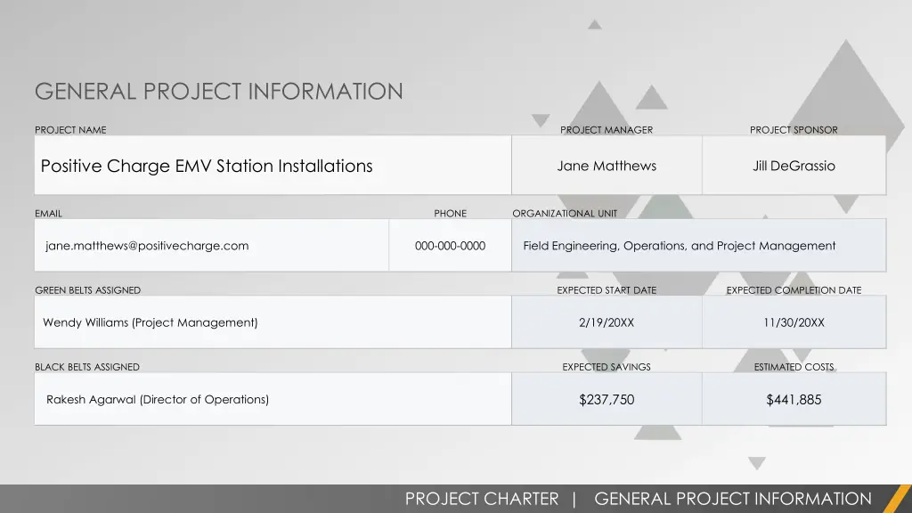 general project information