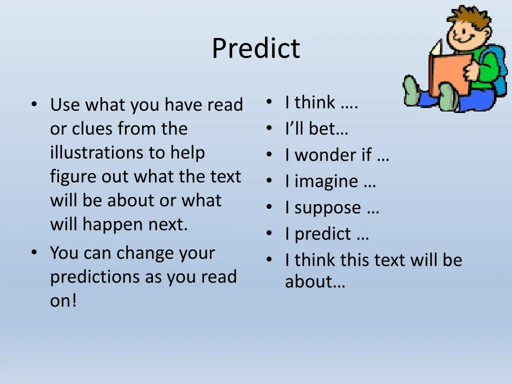 predict