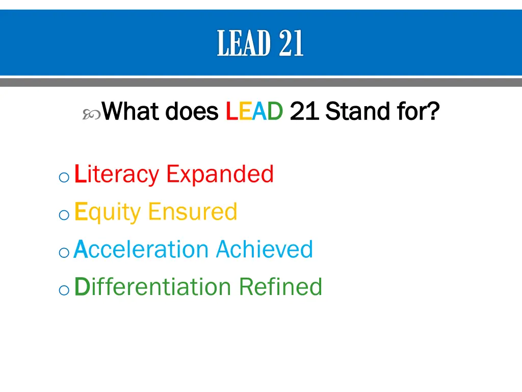 lead 21