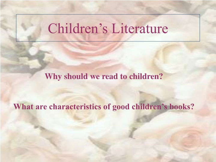 children s literature