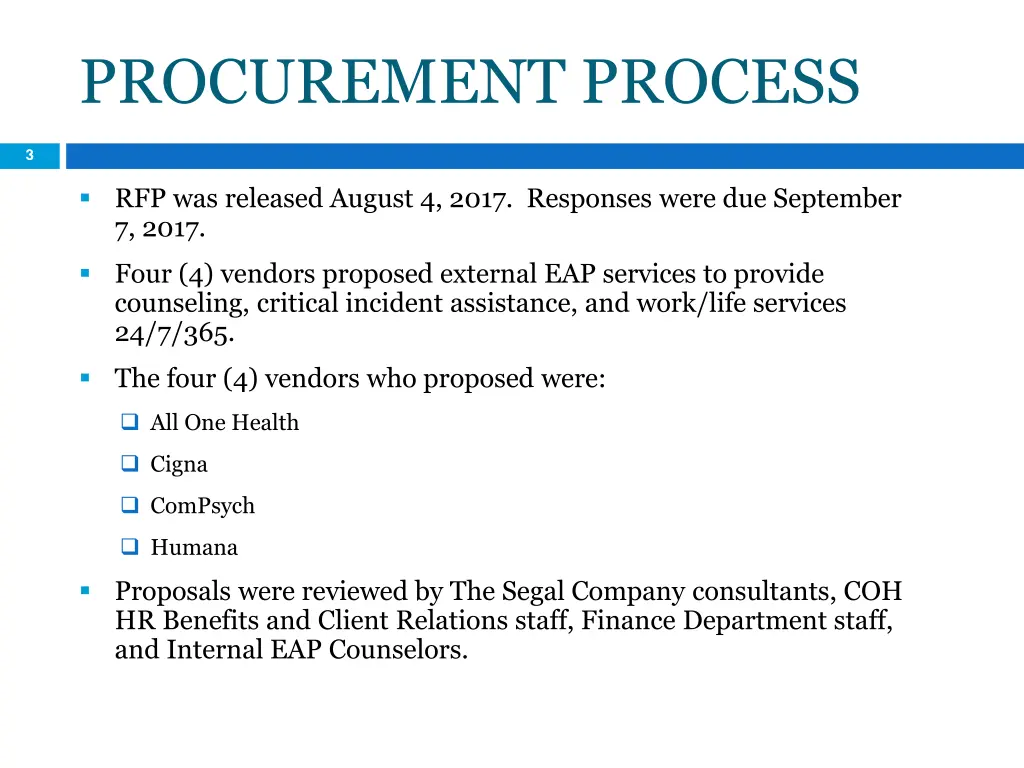 procurement process