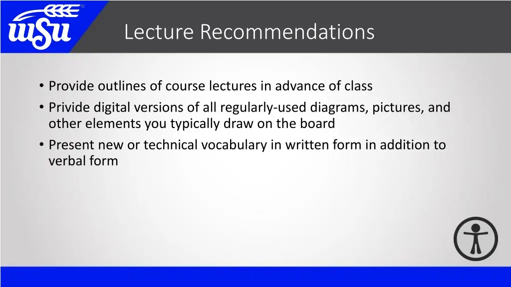 lecture recommendations