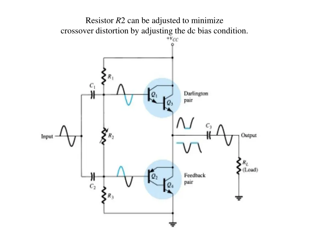 resistor r 2 can be adjusted to minimize