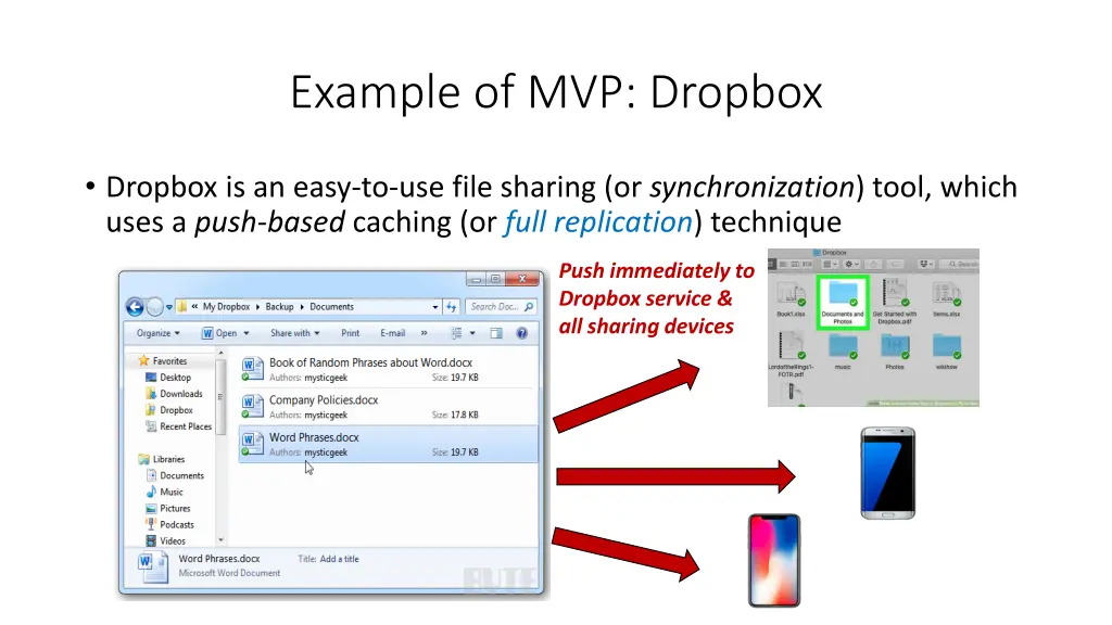 example of mvp dropbox