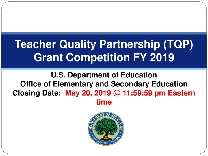 teacher quality partnership tqp grant competition