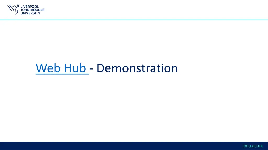 web hub demonstration