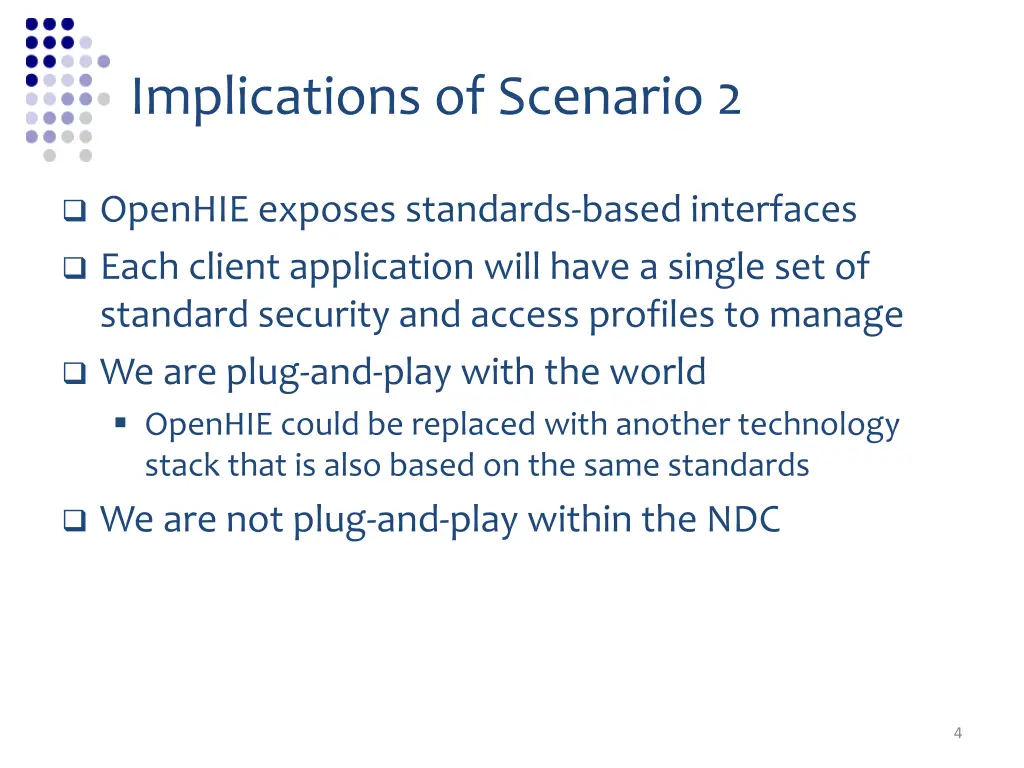 implications of scenario 2