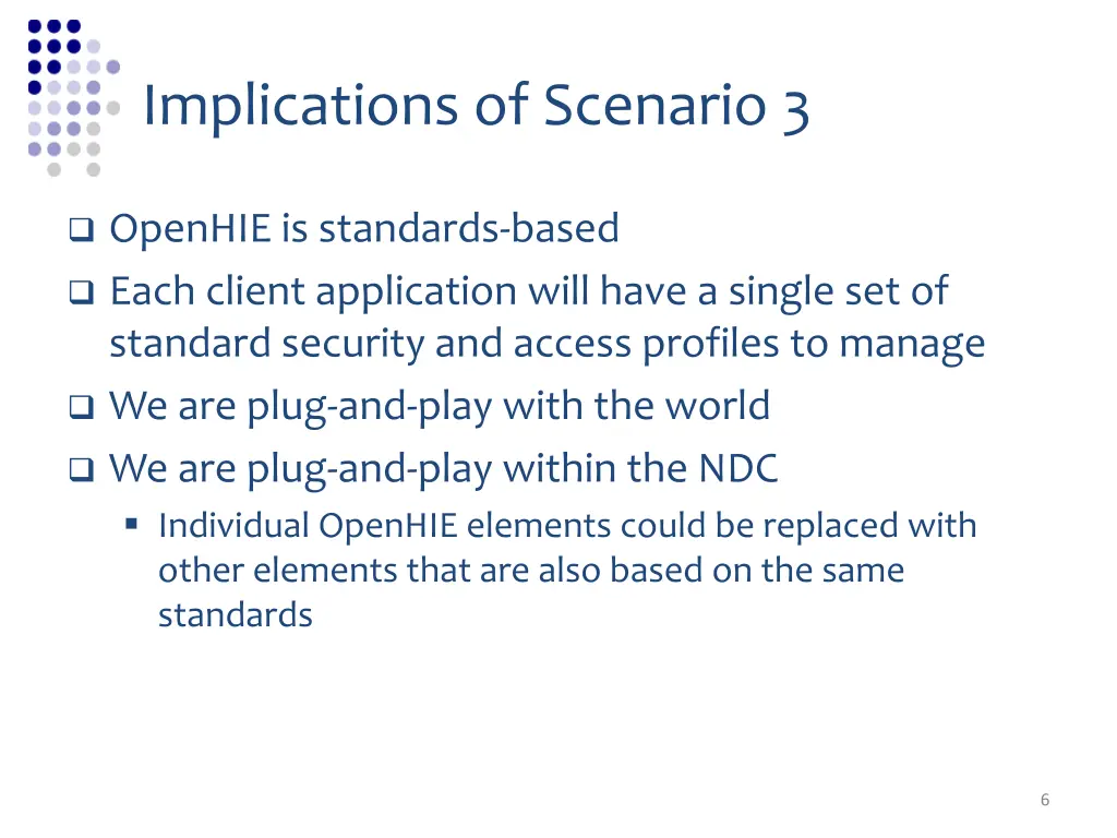 implications of scenario 3