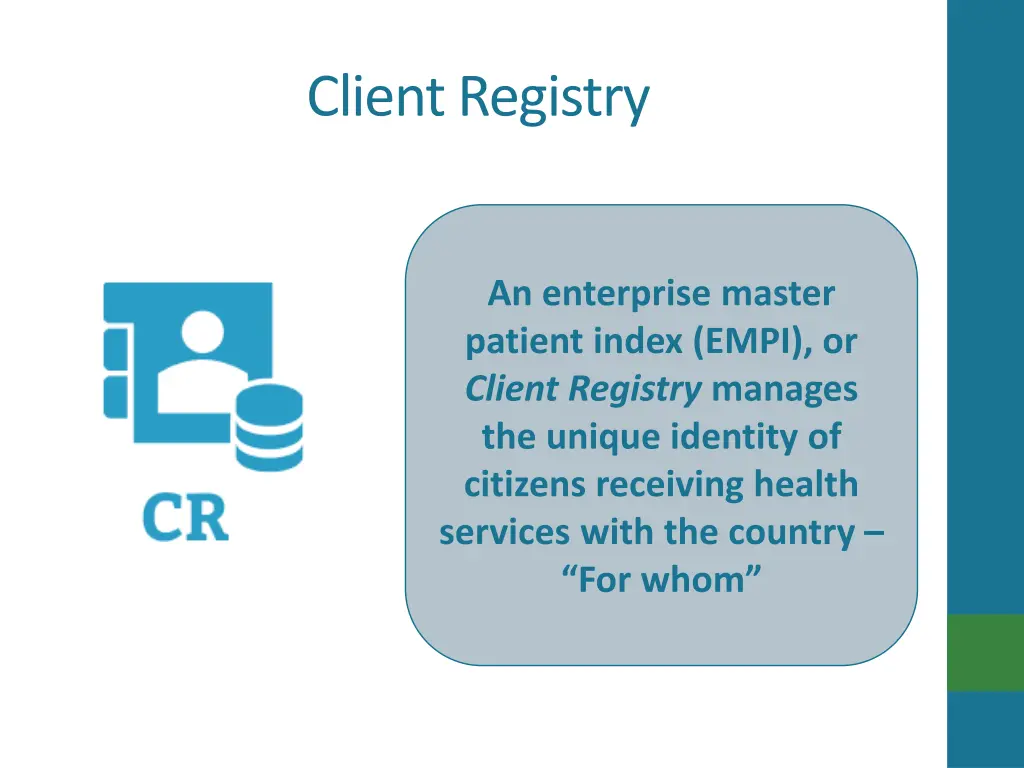 client registry