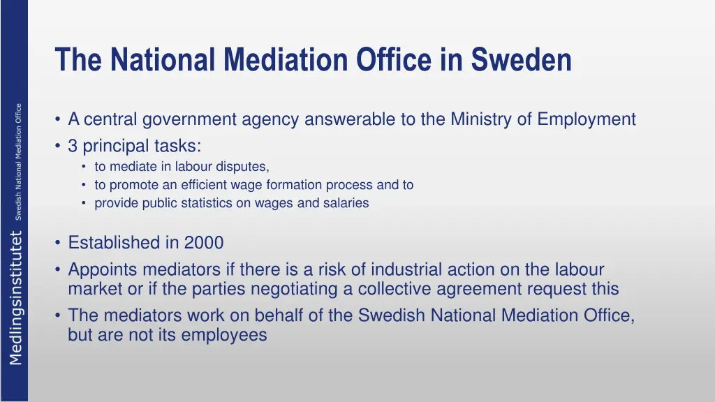 the national mediation office in sweden