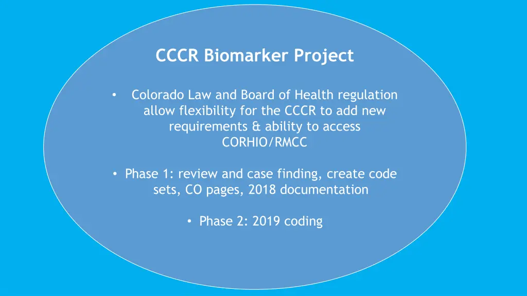 cccr biomarker project